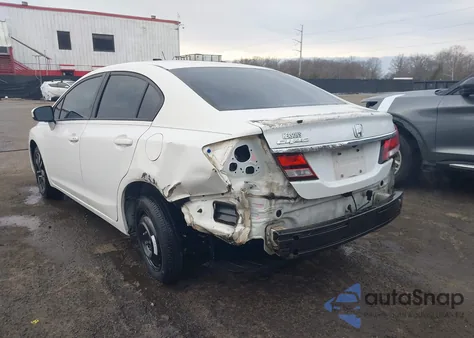 2014 Honda Civic Ex z USA, uszkodzony, nr VIN 2HGFB2F86EH531351